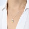 Collar Swarovski gota aurora boreal 16mm