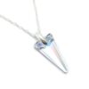 Collar Swarovski péndulo spike Aurora Boreal 28mm
