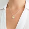 collar cristal swarovski sol 12mm aurora boreal plata
