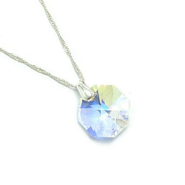 Collar Swarovski octágono