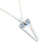Collar Swarovski péndulo spike Aurora Boreal 28mm