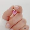 dije corazon cristal swarovski rose1