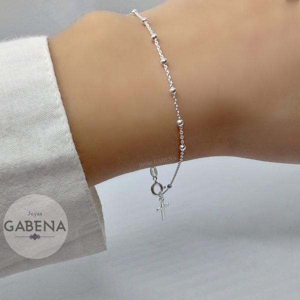 Pulsera Denario con Cadena Forcet Plata 925 - Imagen 3