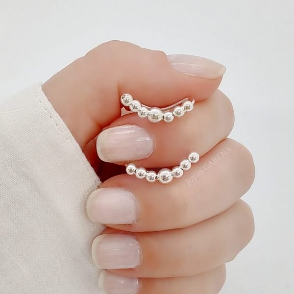 Aros trepadores bolitas (por par)