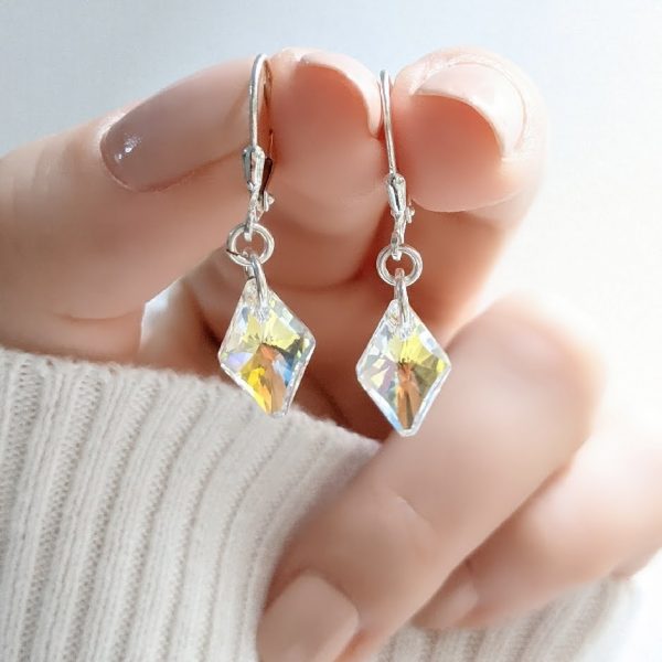 Aros Swarovski rombo Aurora Boreal