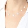 Collar Corazones Lisos 7 Dijes