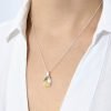 Collar Swarovski gota aurora boreal 16mm