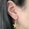 Aros Cristal Swarovski Estrella 18mm Plata