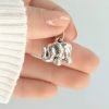 Dije elefante plata inflada