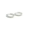 Aros argollas cristal