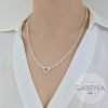 CA-47 cadena rolo cierre marinero 4mm plata 50cm