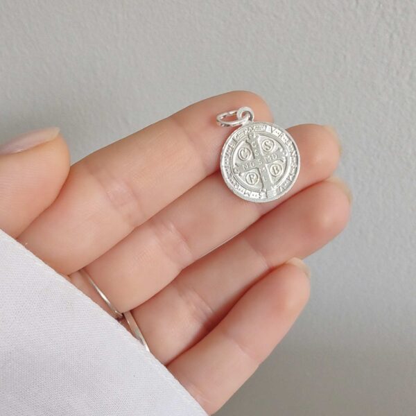DI-89 dije san benito 18mm plata 925 2