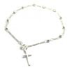 Pulsera denario con bolitas facetadas