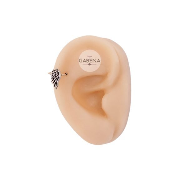aro cuff ala plata oreja