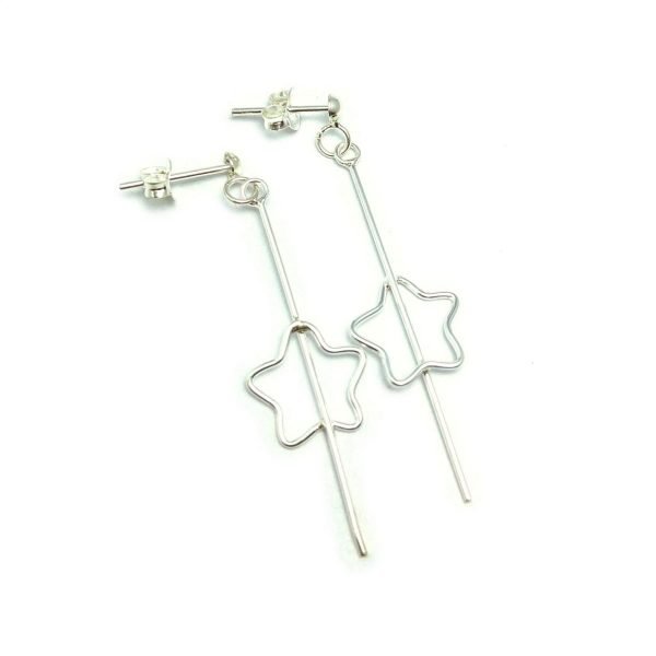 Aros hilo con estrella