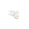 Aros colgantes perla con brisura