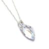 Collar Cristal Swarovski Galactic Vertical 19mm Plata 925