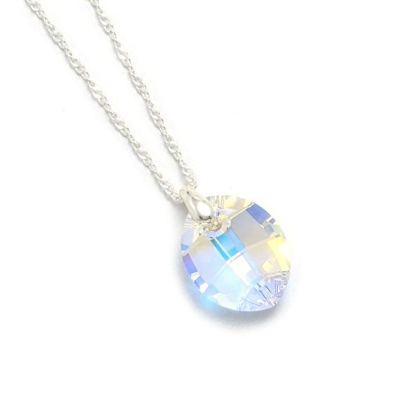 Collar Swarovski pure leaf 14mm