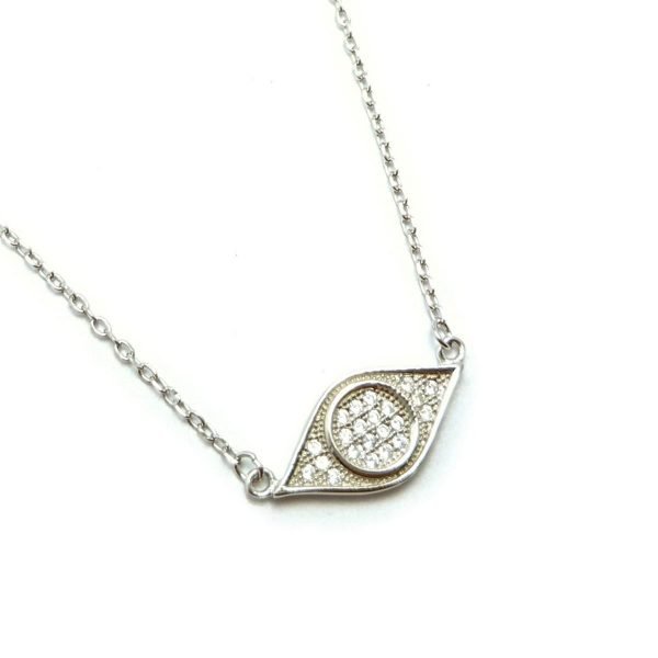 Collar ojo con cristales