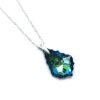 collar swarovski barroco bermuda blue