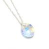 Collar Swarovski pure leaf 14mm