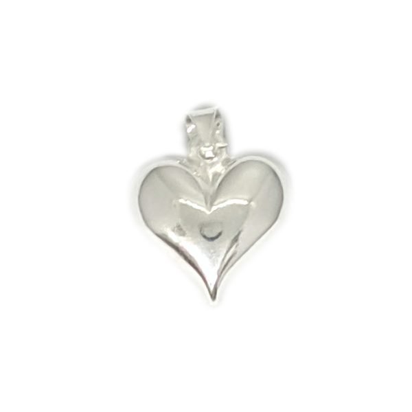 dije corazon inflado plata 925