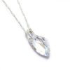 Collar Cristal Swarovski Galactic Vertical 19mm Plata 925