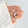 Aros argollas cristal