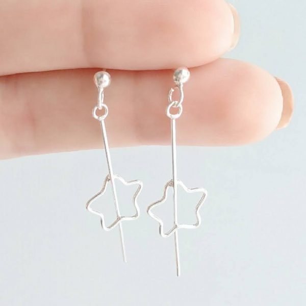 Aros hilo con estrella