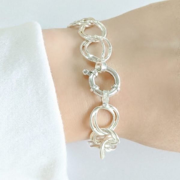 Pulsera Argollas Cierre Marinero