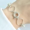 Pulsera Rolo Cuadrada Cierre Marinero