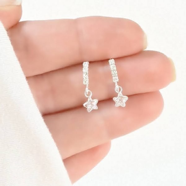 Aros cristal y estrella