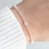 Pulsera Bolitas Tramadas Plata 925