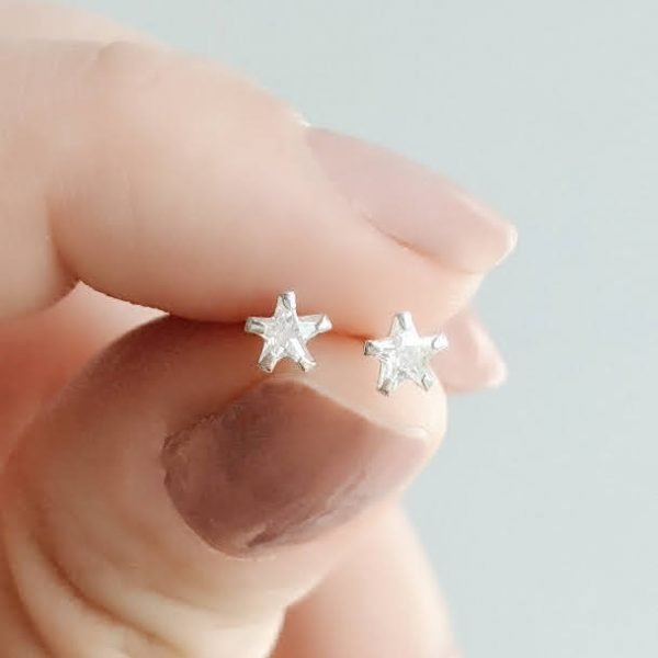 Aros estrella cristal 5mm