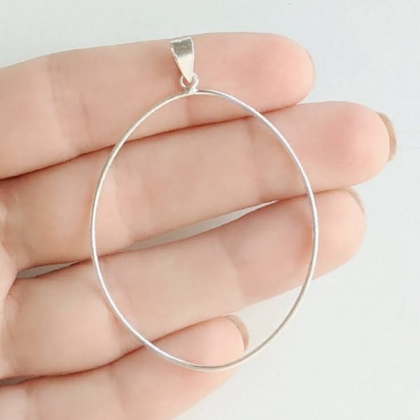 Dije Ovalo Plata 925