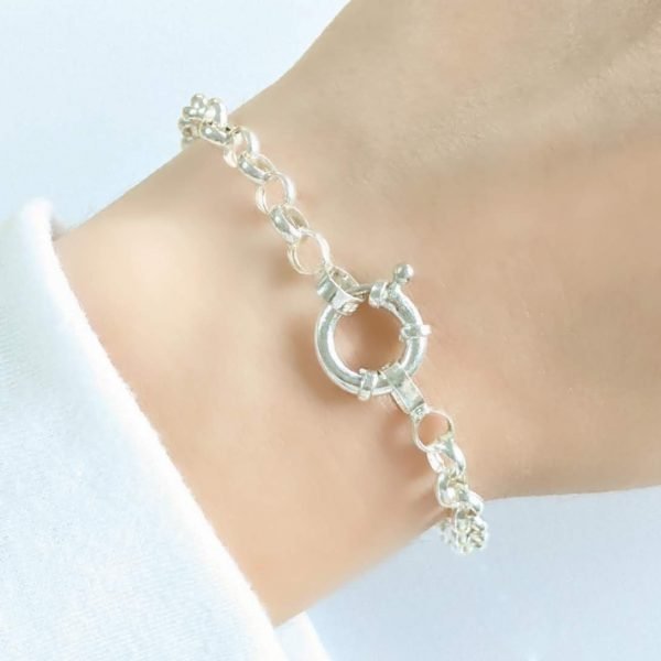Pulsera Rolo N°00 4mm Cierre Marinero