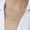 Collar Swarovski pure leaf 14mm