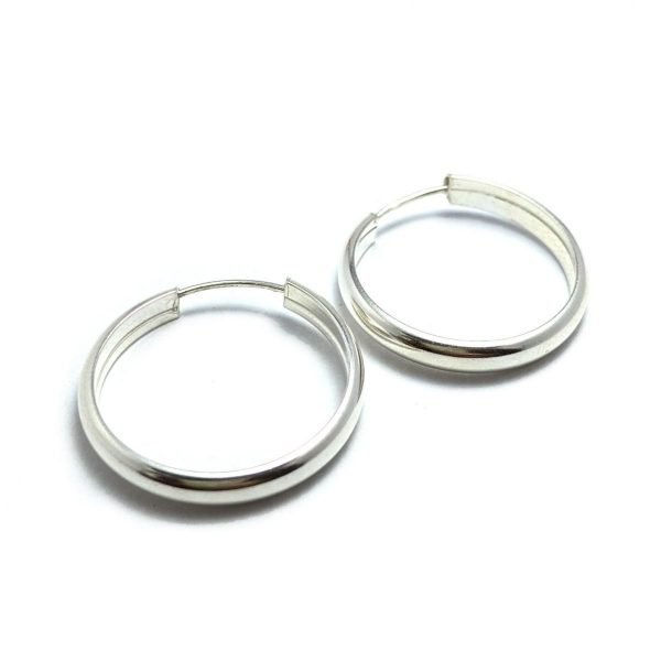 Aros cubano semiplano 2.4cm grueso