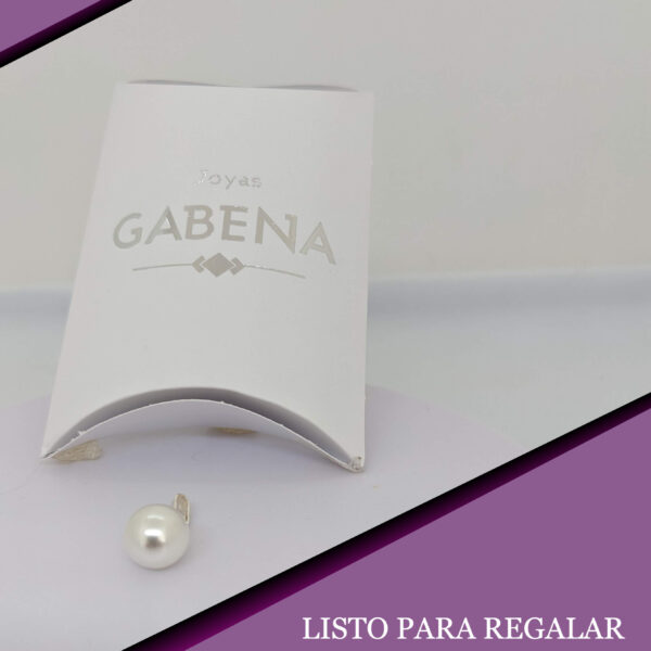 DIJE PERLA PLATA 10MM PACK