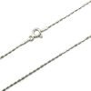 Cadena Bead 1mm 45cm Plata 925