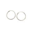 aros argolla cubanos 14mm plata 925