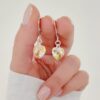 aros cristal corazon plata aurora boreal