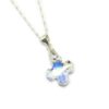 Collar Swarovski cruz grriega 14mm