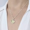 Collar Swarovski love heart 18mm