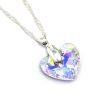 Collar Swarovski love heart 18mm