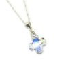 Collar Swarovski cruz grriega 14mm