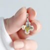 Dije Swarovski cruz griega 14mm