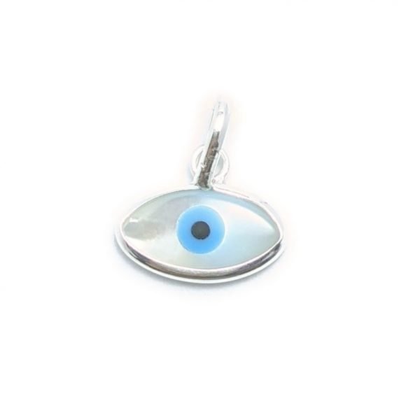 Dije ojo turco ovalado 14mm