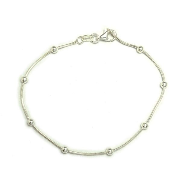 Pulsera clapton con bolitas