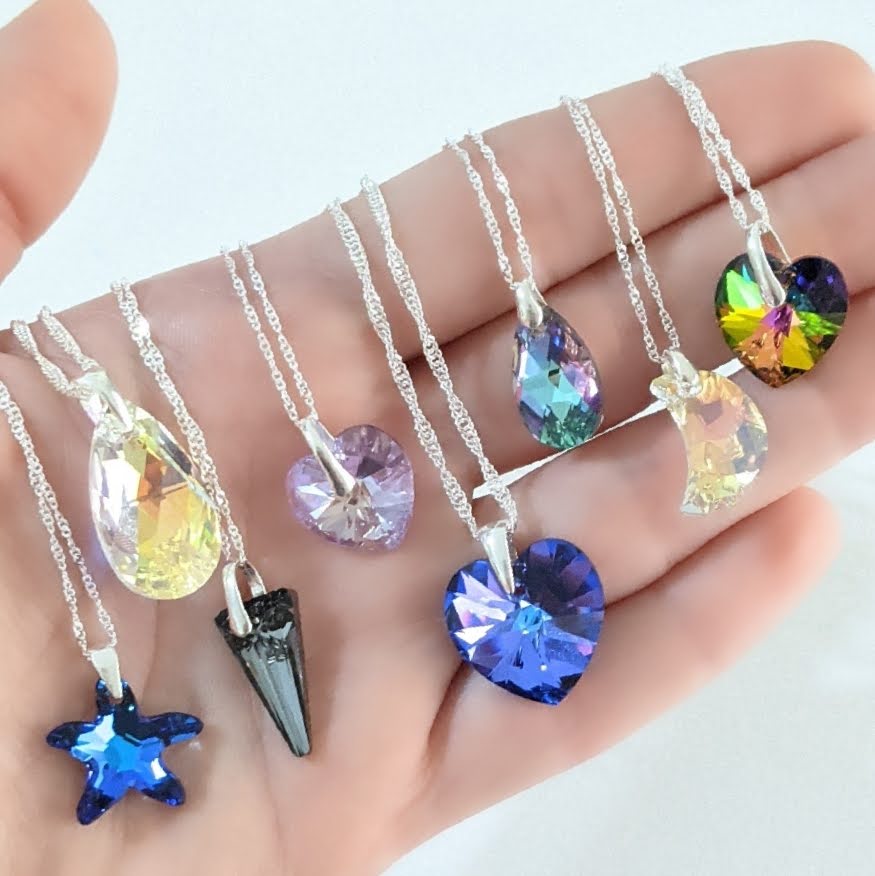 Collares aros swarovski elements joyas gabena